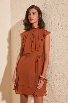 

Trendyol Flounces Dress TWOSS20EL2080