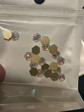 20 piezas AB Crystal 3D para decoración de uñas artísticas bricolaje, piedras de cristal con forma de lujo para decoración de uñas artísticas bricolaje