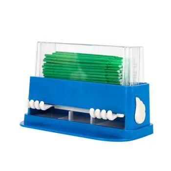 

Disposable Micro Applicator Stick Dispenser Holder Divider Small Fiber Brushes With Case Holder Storage Dispensing Box