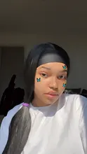Peluca con diadema recta para mujer, peluca de pelo negro hinchable grueso, peluca sintética, Cosplay diario, Lolita, fibra resistente al calor, Kanekalo
