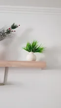 Home-Decoration Arrangement Grass-Plant Wedding-Flower Christmas Plastic Artificial 7-Branches