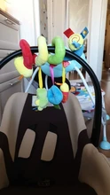 Cochecito de bebé en espiral, asiento de coche, juguete colgante de viaje para niños y niñas