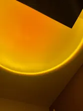 Atmosphere Led Night Light Rainbow Sunset Projector Lamp for Home Coffe shop Background