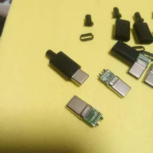 Tail Connectors Jack Electric-Terminals Male-Plug Type-C 5/10pcs Lot USB3.1 4-Pin Mirco