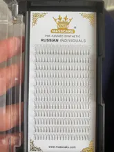 MASSCAKU-pestañas de visón falso, extensiones de pestañas profesionales prefabricadas, anchas, 3d/4d/5d/6d/10d/20d, volumen ruso