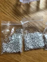 Anillos abiertos de Color dorado y plateado para hacer joyas, 1010-1450pcs3 4 5 6 7 8 10mm