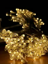 Lights Led-String Battery-Operated Firecracker Fairy Party Copper-Wire Christmas-Window
