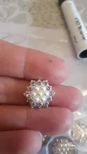 Lote de 10 unidades de diamantes de imitación y perlas brillantes, adornos para joyas, vacaciones, productos creativos hechos a mano, accesorios al por mayor