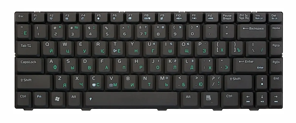 Клавиатура для ноутбука Asus F80 X82 X85 X88 F81 F81S F83SE X85S X88S F83 F80C 0KN0-061UK11 9J.N8182.70U версия 2 |
