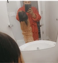 Peluca de cabello humano ombré rubio miel cierre degradado cuerpo ondulado Remy T1b 27 1b 99J 1b Burg 1b 30 colores 4x4 Cierre de encaje