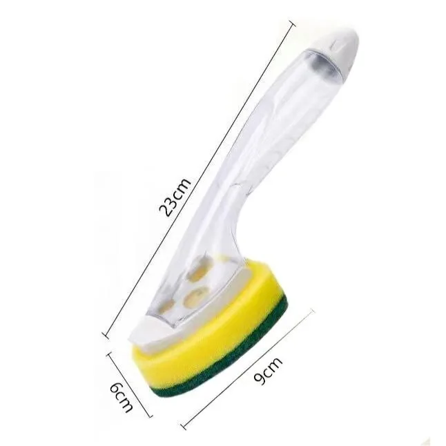 Моющая губка с дозатором Dish Wand с двумя насадками RZ-464-А