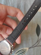 MAIKES-Correa de reloj de 20mm, 22mm, 24mm y 26mm, correa de reloj Vintage de cuero de vaca para Panerai Fossil