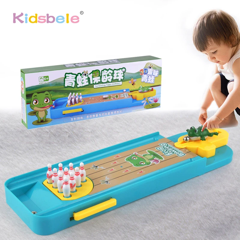 Table Mini Desktop Bowling Game Toy Set Fun Indoor Parent-Child Interactive Set 