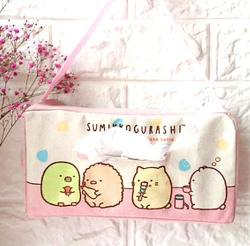 K Hello kitty подвесная коробка для салфеток Салфетка коробка Автомобильная подвесная коробка из ткани для автомобиля аксессуары - Цвет: K
