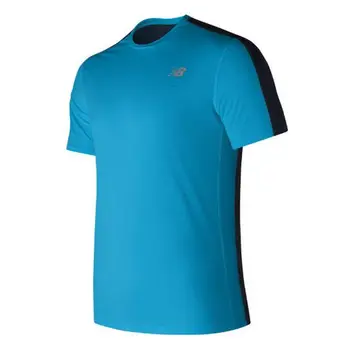 

Men’s Short Sleeve T-Shirt New Balance MT73061MLE Blue
