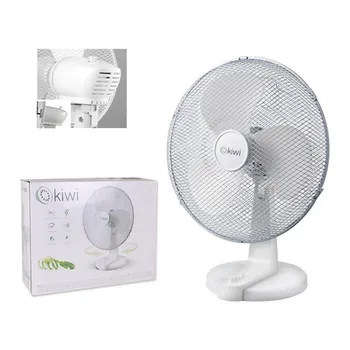 

28050 table fan Kiwi KFAN-7615 Dia 40 cm 45W White