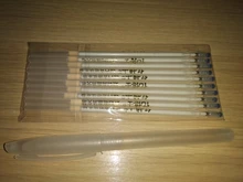 Rotulador textil de alta temperatura para costura, juego de bolígrafo borrable recargable por calor, mango lavable, 11/12 Uds.