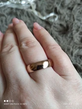 Letdiffy-anillo de boda de acero inoxidable para hombre y mujer, sortija lisa de oro, 2/4/6/8mm, joyería