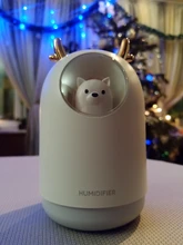 Humidificador ultrasónico con USB para el hogar, difusor de aceites aromáticos, lámpara LED de Color romántico, 300ml