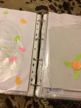 Archivador de plástico transparente, carpeta de anillos para hojas sueltas formatos A4, A5, A6 y A7, para agenda y cuaderno, suministros escolares y de oficina, 1 unidad