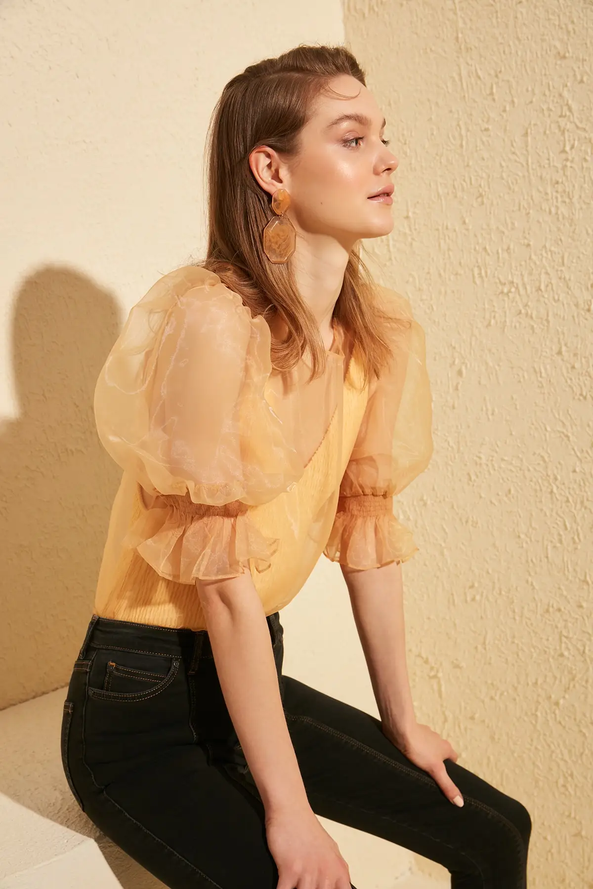 Trendyol Organza Blouse TWOSS20BZ0069
