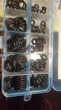 Grosor 1,5/2/2,5/3/1,8/2,65mm O anillos de goma O sello de anillo NBR de O-anillos de nitrilo lavadora o-anillo surtido conjunto Kit de caja