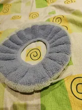 Bathroom Toilet Seat Closestool Washable Soft Warmer Mat Pad Cushion wc