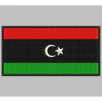 

Bandera LIBIA para mascarilla parche bordado Iron patch toppa ricamata gestickter patch patch brode