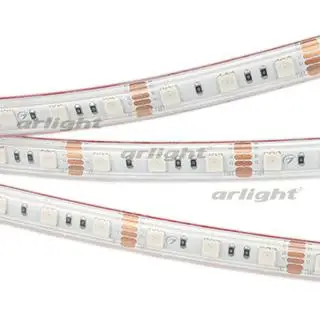 021402 Лента RTW 2-5000PS 12V RGB 2x(5060, 300 LED, LUX) ARLIGHT