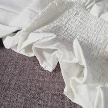 Short Blouses Womens Tops Long-Sleeve Vintage Square-Collar Casual Simple New Bow Solid