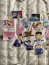50 Uds Anime Ouran la escuela Club anfitrión etiqueta Japón clásico Anime impermeable etiquetas pegatina para patineta para maleta para portátil DIY