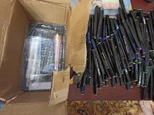 Touchfive-Conjunto de rotuladores de doble punta, set de 30/40/60/80/168 colores, rotuladores de alcohol para dibujo artístico y manga