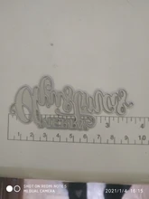 1 unidad DIY grabado en relieve para fotos Tarjeta de papel para álbum manualidades Merry Christmas Metal puntadas troqueles de corte plantillas