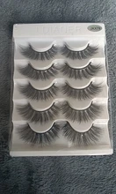 False-Eyelashes Makeup Faux-Mink-Hair Criss-Cross 2-5pairs Cruelty-Free Big-Eyes Natural