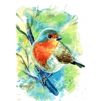 

"Charge" painting by numbers 30*40 on canvas. Snow White. 360-AS