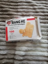 100 unids/pack impermeable adhesiva herida parche médico Anti-bacterias tirita vendas adhesivo de primeros auxilios Kit de suministros