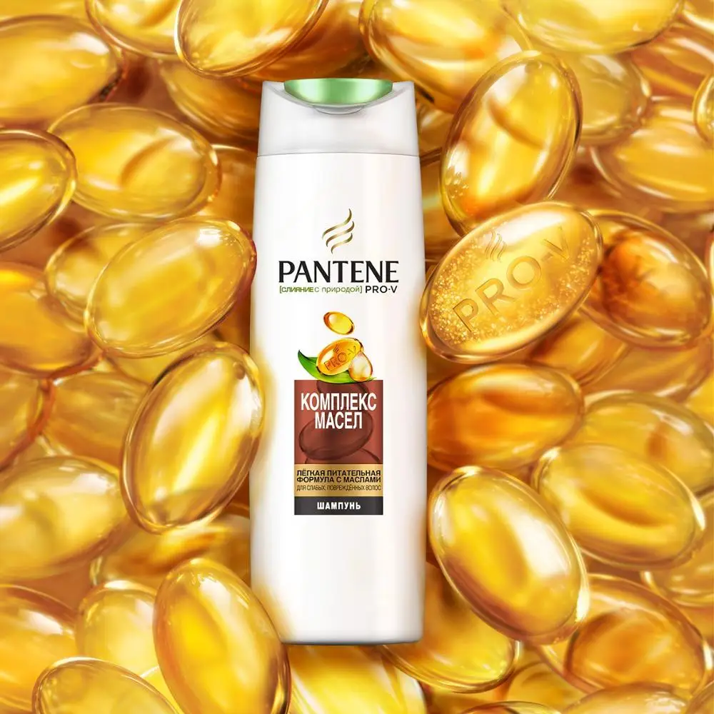Шампунь Pantene Слияние с природой Комплекс масел 400 мл