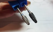 Brocas de cerámica de carburo para uñas, brocas para cortaúñas de fresado giratorio, máquina de perforación eléctrica para herramientas de manicura pedicura