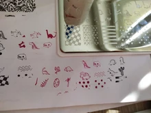 XMQ-placas de estampado para manicura, placa de imagen de encaje, herramientas de impresión de uñas de Año Nuevo, 6x12cm