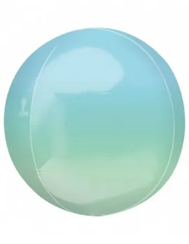 

Balloon Spherical Ombre 40cm Blue-Green