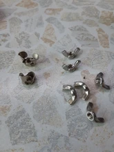 Nuts Hand-Tighten-Nut Butterfly M4 304-Stainless-Steel M10 M6 M8 M5 M3 DIN315 10pcs