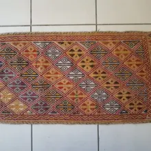 1'7'' X 2'11''/47x90 см маленький геометрический турецкий ковер