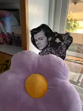 Encantadora 40cm coloridos flor almohada de felpa de juguete de dibujo de planta de silla para muñecas cojín sofá niños amantes regalos de cumpleaños