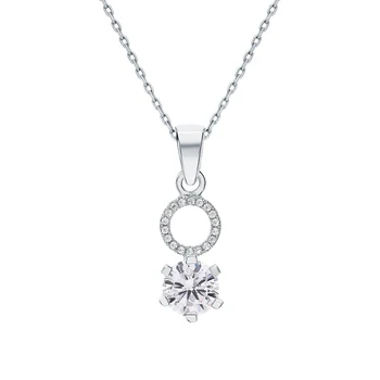 

Silver Pendant with cubic zirconia sunlight sample 925