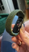Pulsera de nailon trenzado para xiaomi Mi band 5, pulsera de nailon para xiaomi Mi band 4, 3 y 6
