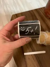 Etiquetas adhesivas para pizarra, con bolígrafo de tiza para tarros de cocina, pegatinas extraíbles e impermeables