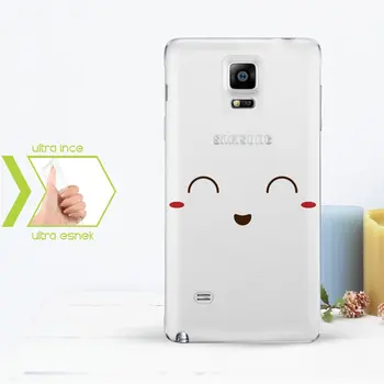 

Personalized Custom Samsung Galaxy Note 4 Slim Clear Silicone Phone Cover (Face Temalı-3)