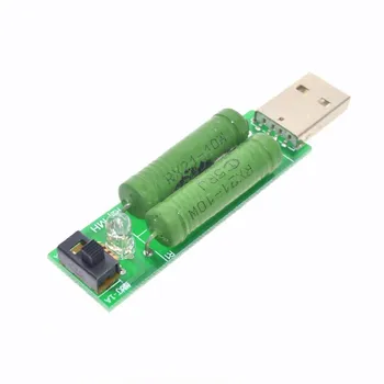 

USB load resistor with 1A/2A current switch