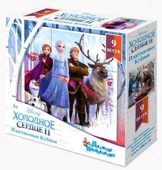 

Cubes "Cold Heart" (without glue) 9 PCs Disney