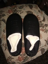 Zapatillas de casa antideslizantes impermeables de algodón para mujer, pantuflas suaves de espuma viscoelástica, para invierno